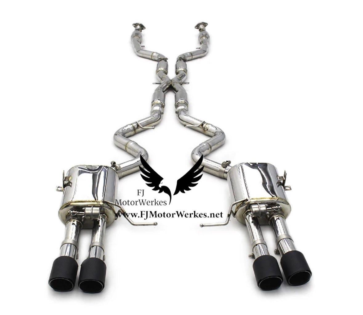 Bmw M3 E90 E92 E93 Full Catback Exhaust system inc Centre pipe