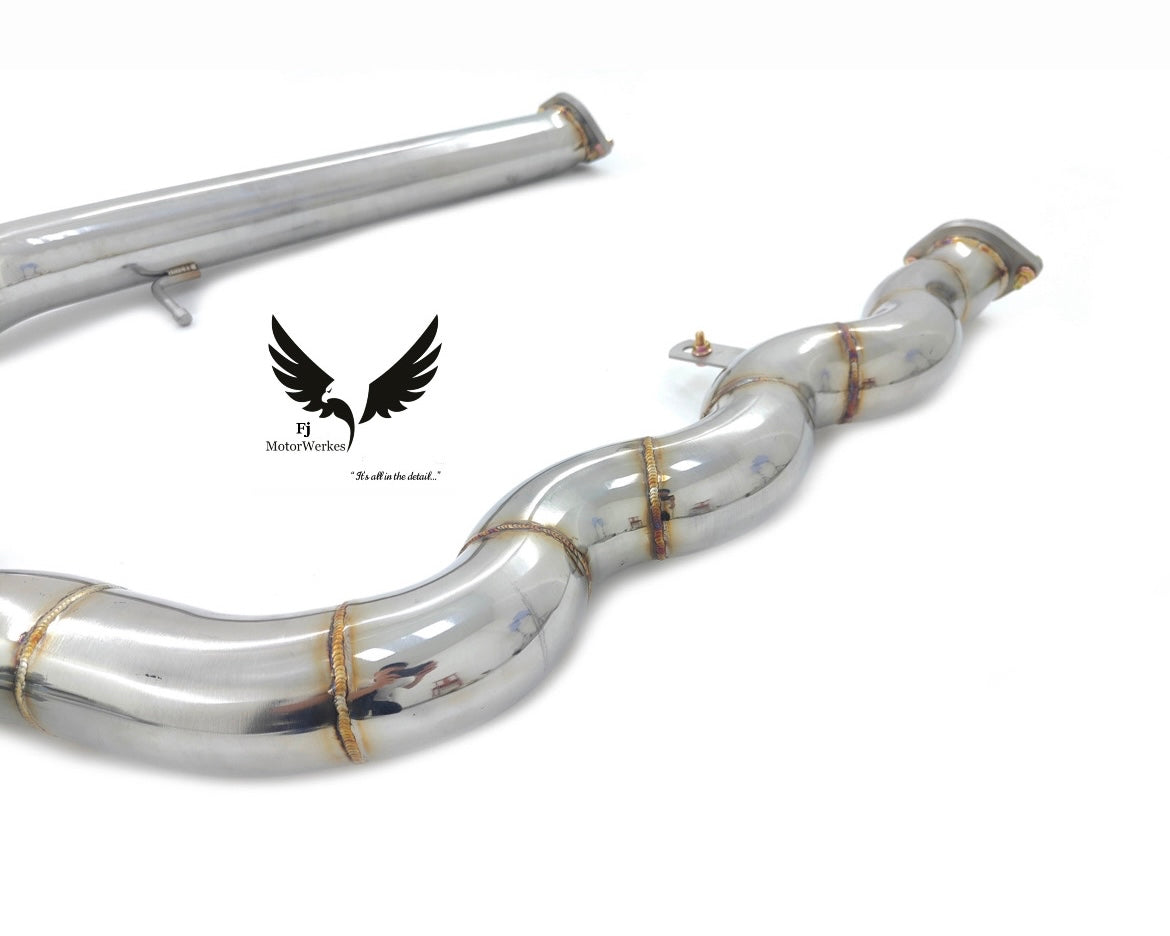 BMW S58 M3 G80 G81 M4 G82 G83  Stainless Steel Equal Length Mid Pipe exhaust