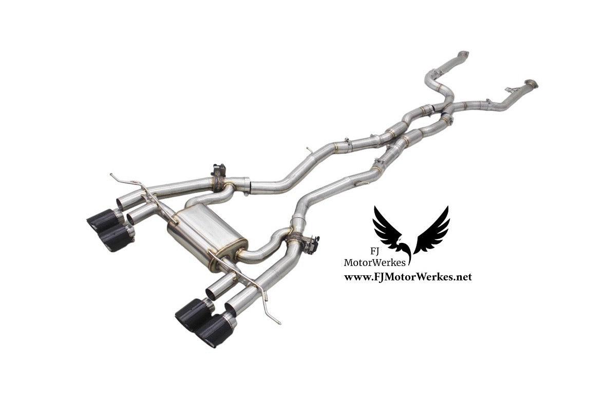 Bmw M3 M4 Full Catback exhaust system inc Dual length midpipe G80 G81 G82 G83