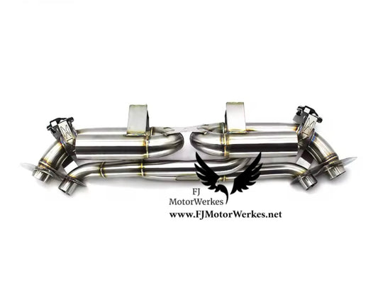 Porsche 911 992 carrera S Targa S 4S stainless steel valved Catback exhaust system 2019+