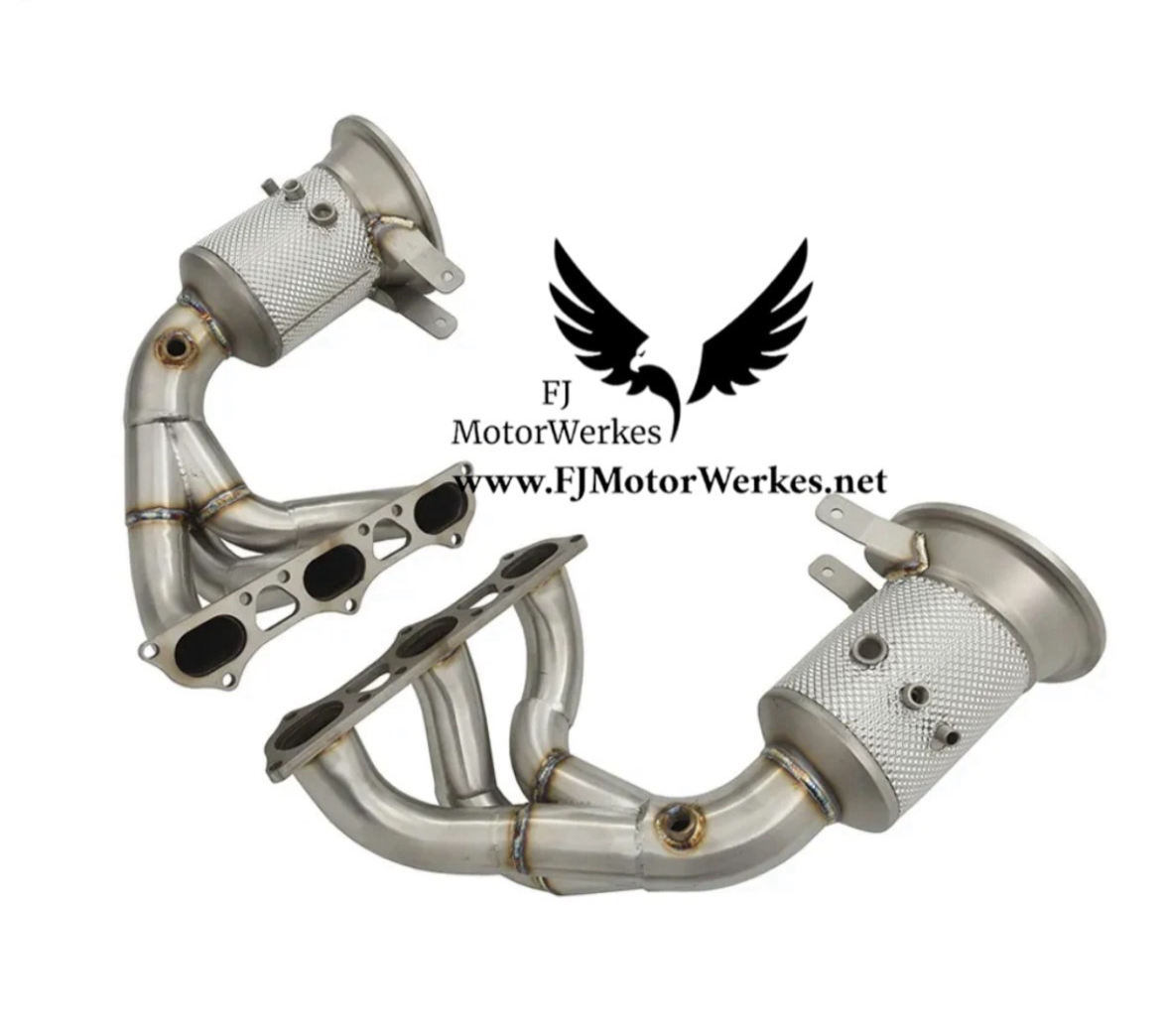 Porsche 911 992 GT3 Decat Downpipes with Headers/Manifold