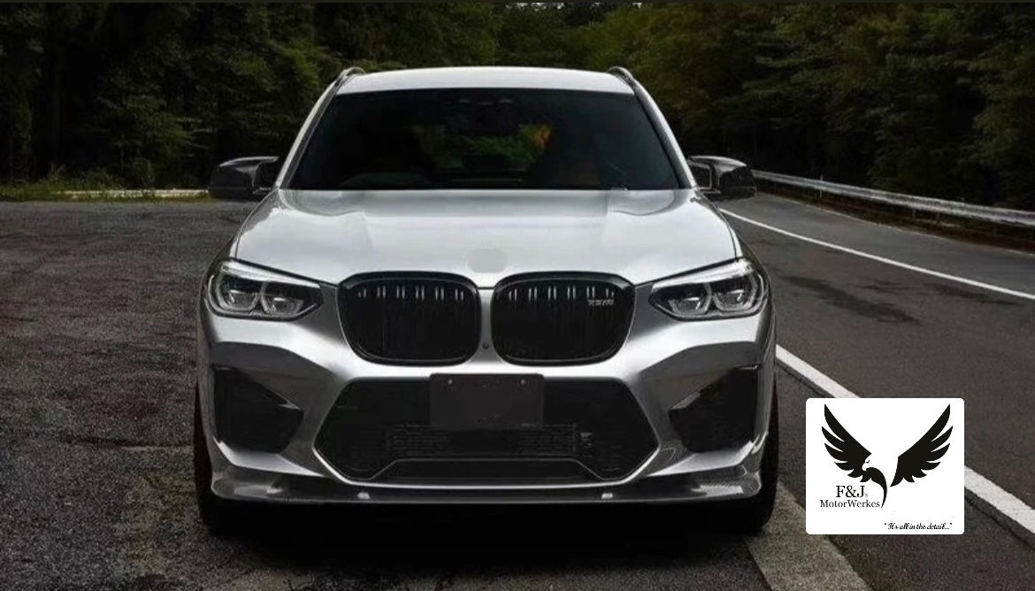 Bmw X3M X4M Carbon fibre V2 Front splitter