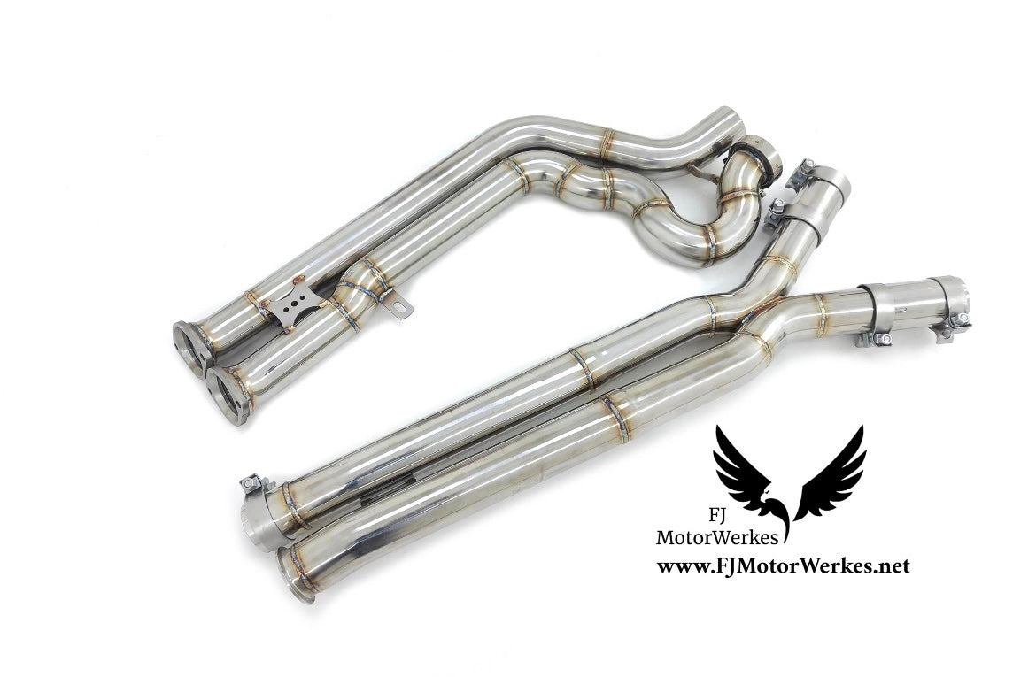 Bmw X3M  X4M Comp Stainless Steel EQUAL LENGTH MIDPIPE Pipe F97 F98 High Flow