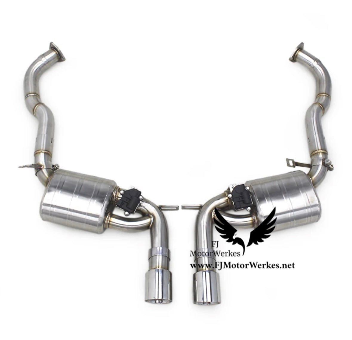 Porsche Boxster Cayman 987 987.2 Valved Exhaust Muffler System 2008-2012