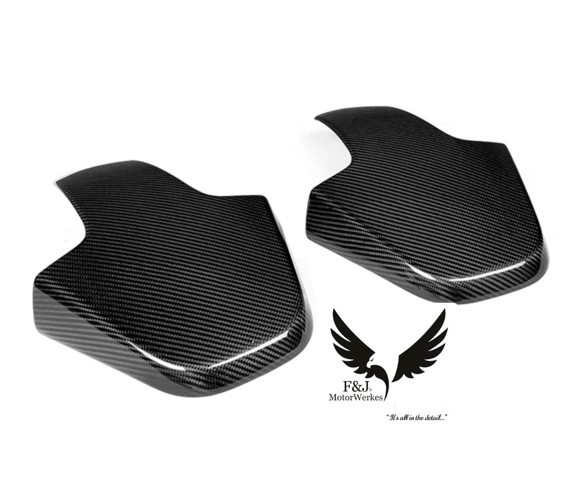 Carbon Fibre Seat Back Cover Trims BMW G80 M3 G82 M4 F97 X3M F98 M8 M2 G87 F91 F92 F93