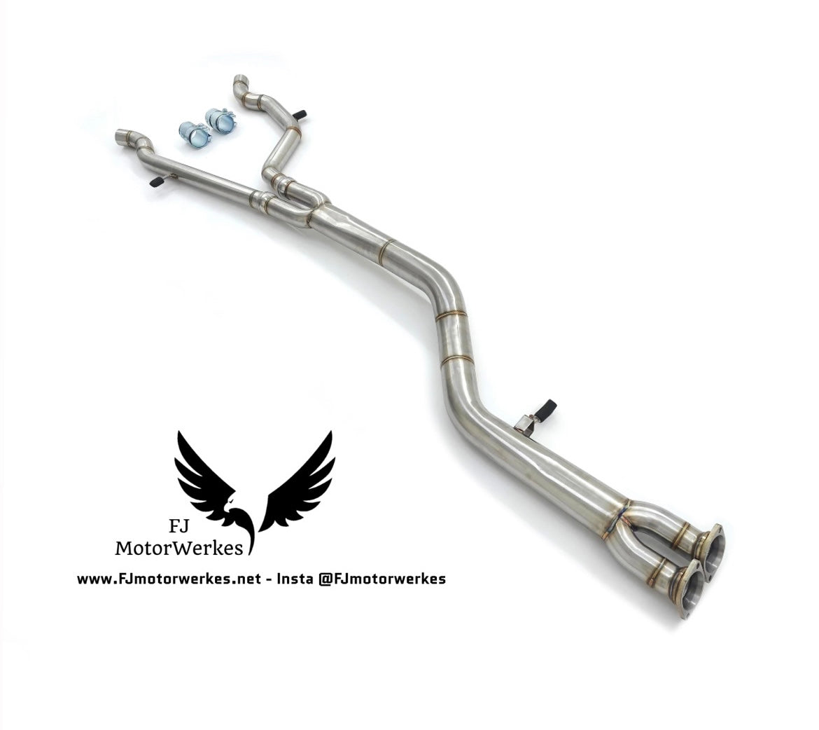 Bmw M3 M4 inc COMP Single Midpipe Catback Exhaust stainless steel F80 F82 F83