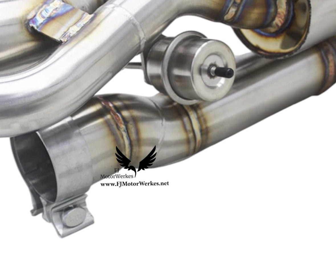 Porsche 911 991.1/991.2 Turbo + S 3.8T performance valved catback exhaust system