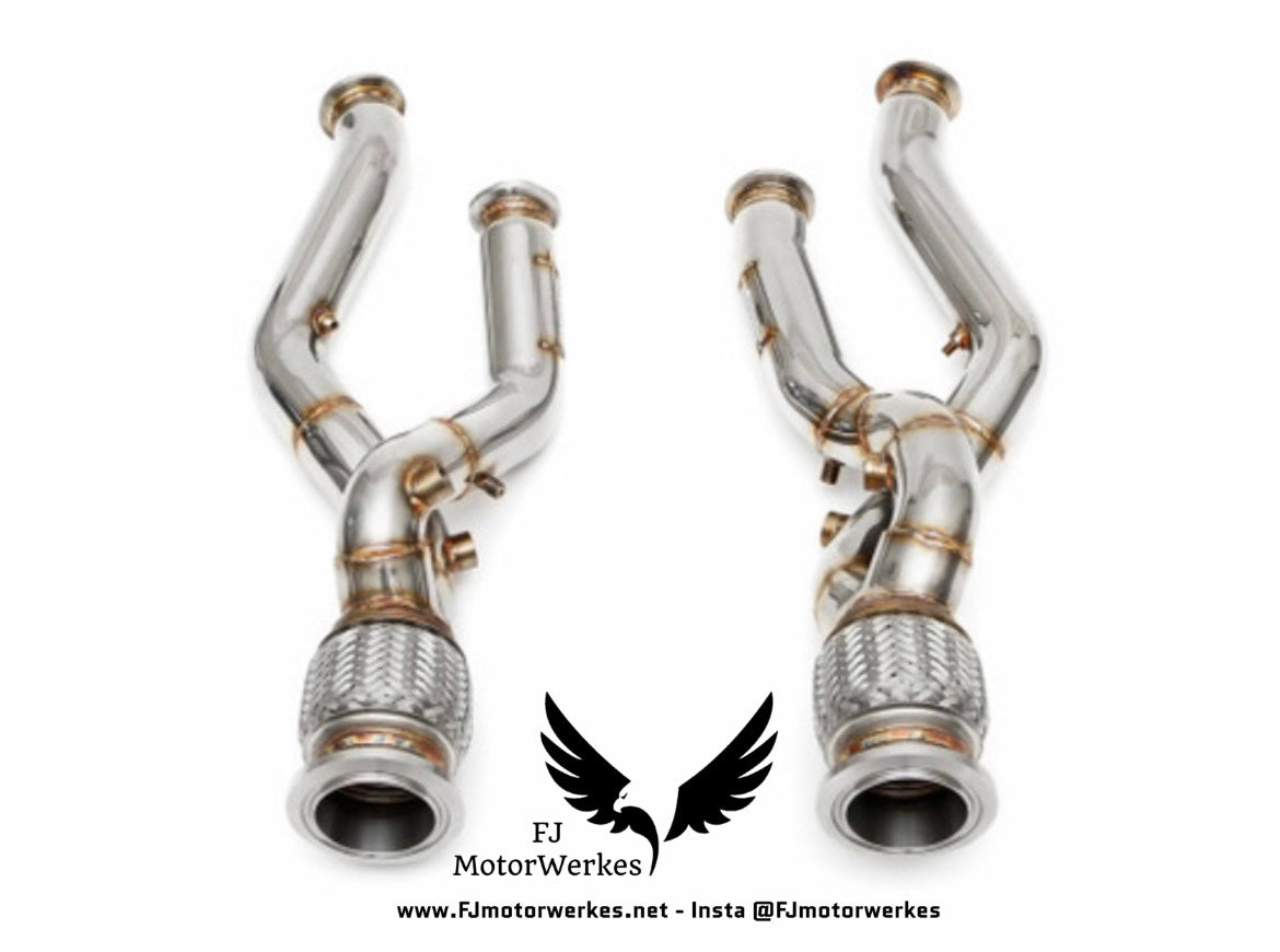 Lamborghini Aventador LP700-4 LP720-4 LP750-4 SV 6.5L V12 2011+ Decat Downpipes