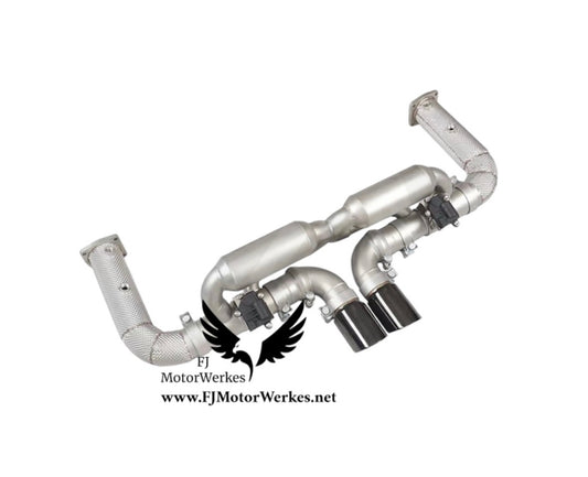 Porsche 911 991.1/991.2
Turbo + S 3.8T GT3 style valved exhaust system axle back