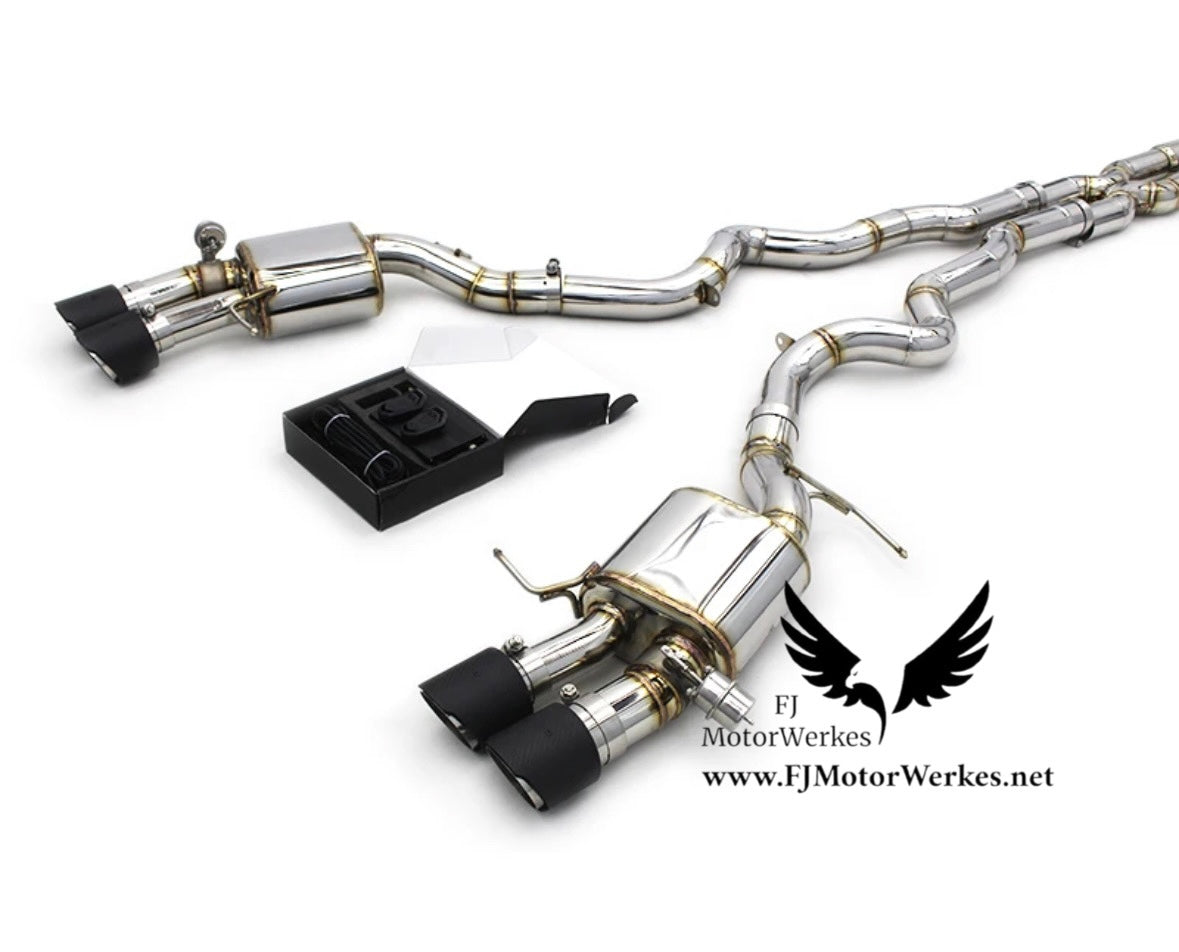 Bmw M6 F06 Full Catback Exhaust system inc Midpipe