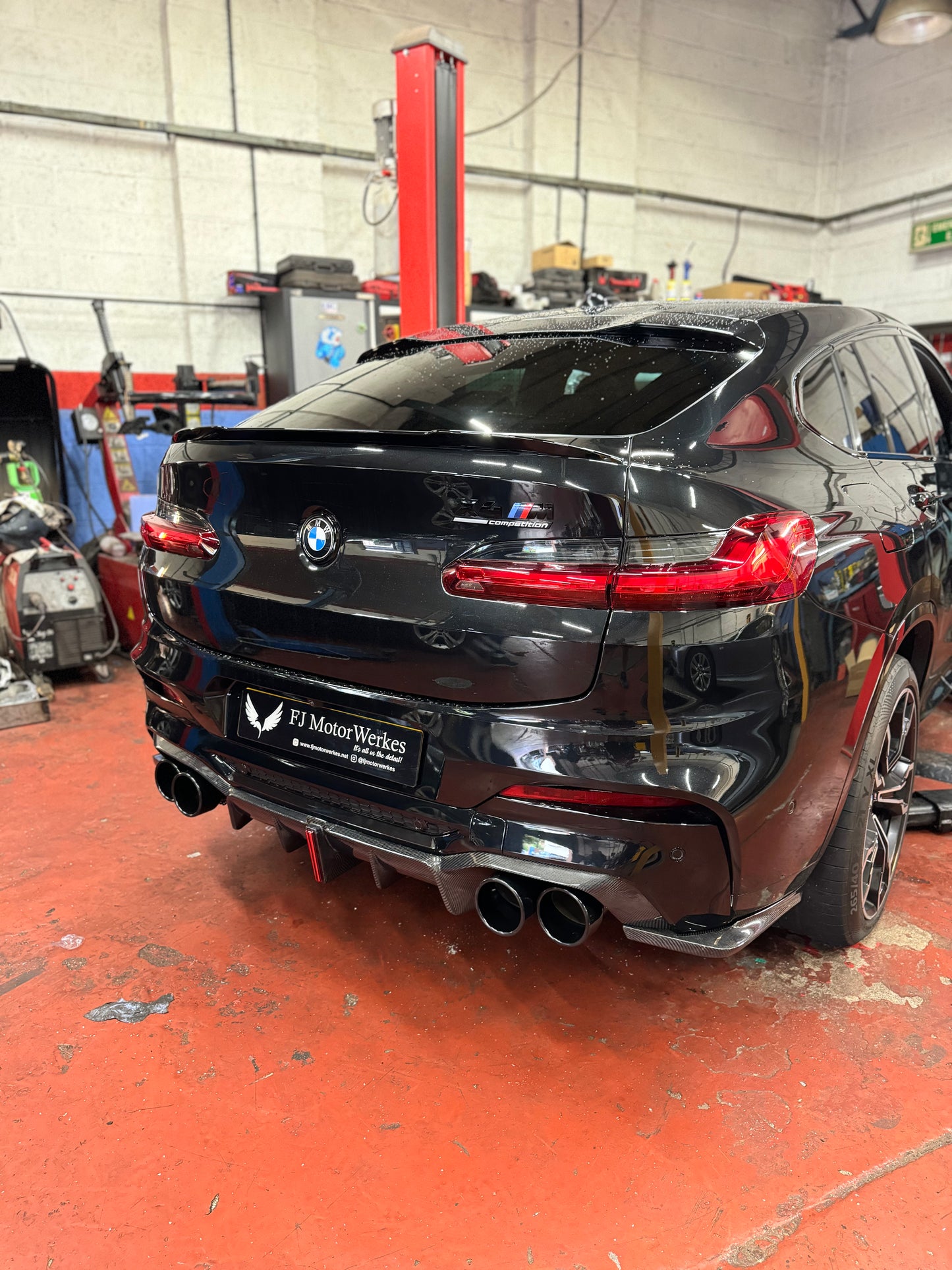 Bmw X3M X4M Vader F1 rear Carbon diffuser pre lci only - 2 Styles