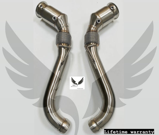 Mclaren 540c 570s 570gt 600lt Decat downpipes stainless steel