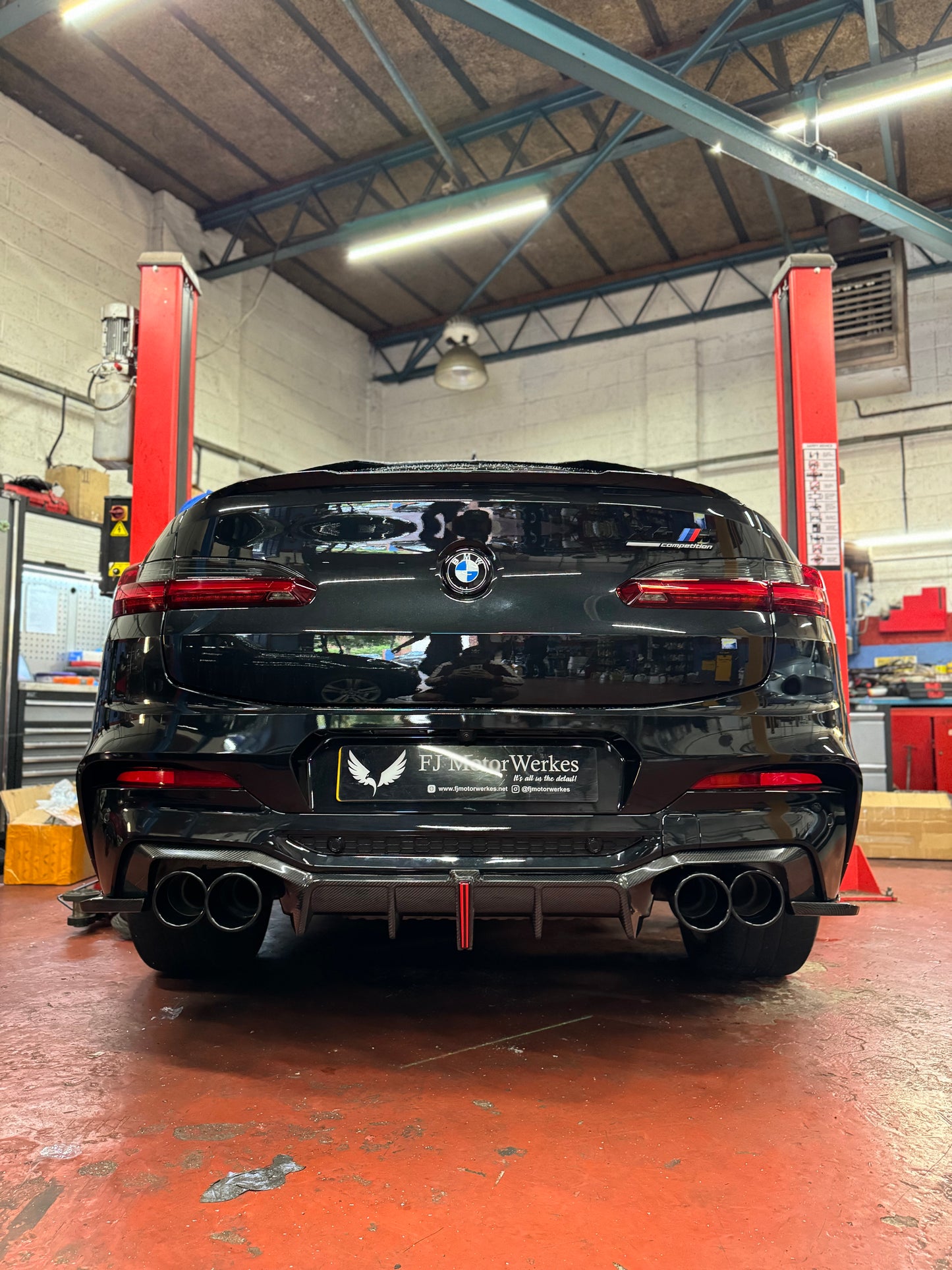 Bmw X3M X4M Vader F1 rear Carbon diffuser pre lci only - 2 Styles