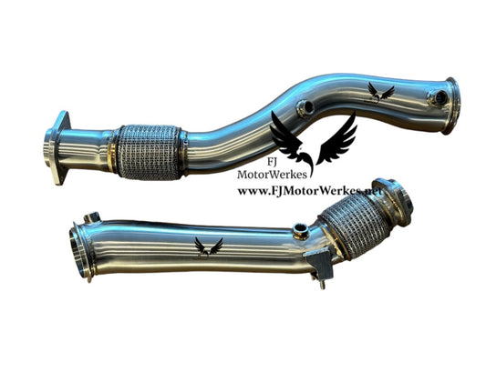 Bmw X3M F97 & X4M F98 DOWNPIPE EXHAUST STAINLESS STEEL DOWNPIPE DECAT x3mc x4mc