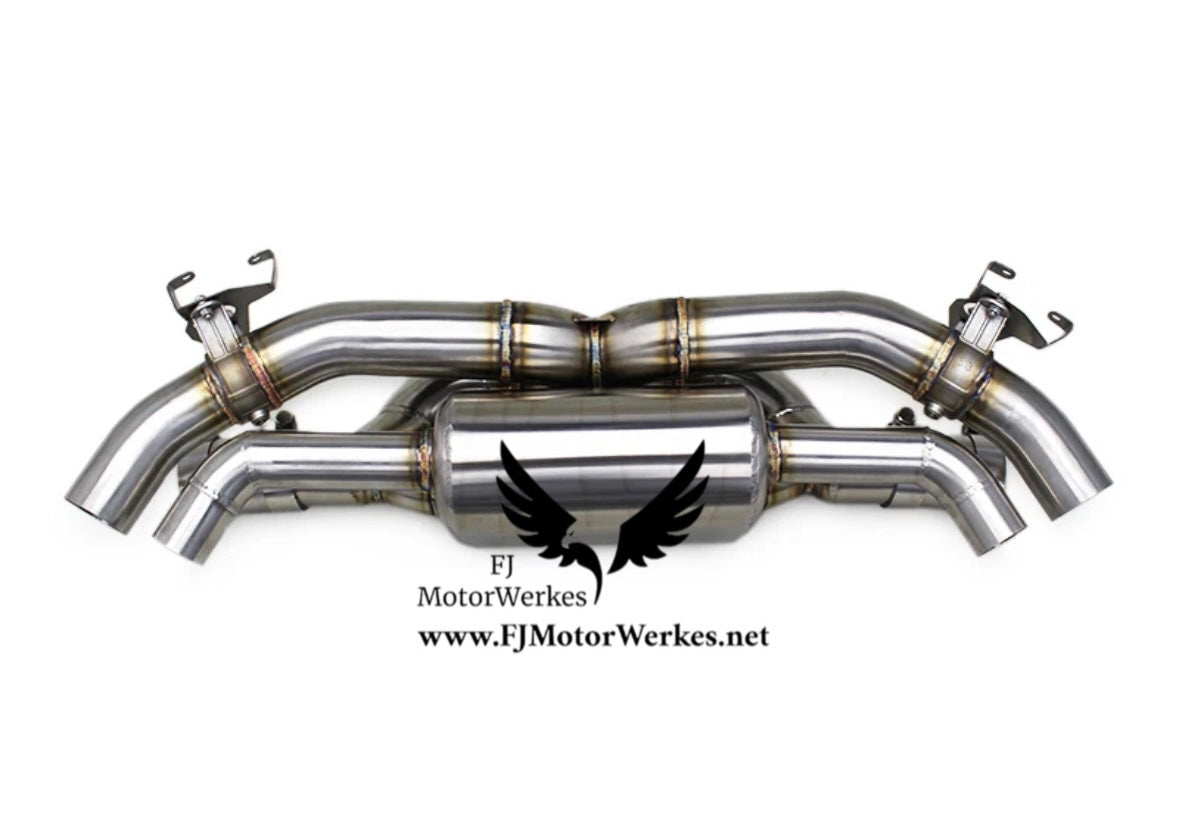 Porsche 911 992 Turbo & Turbo S valved performance catback exhaust