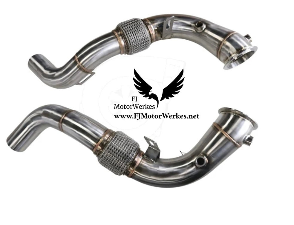 Fj Motorwerkes BMW X5M  X6M F85 F86  Decat Downpipe S63 2014 – 2019