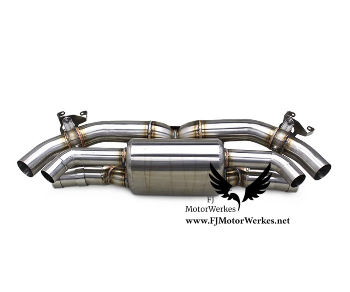 Porsche 911 992 Turbo & Turbo S valved performance catback exhaust