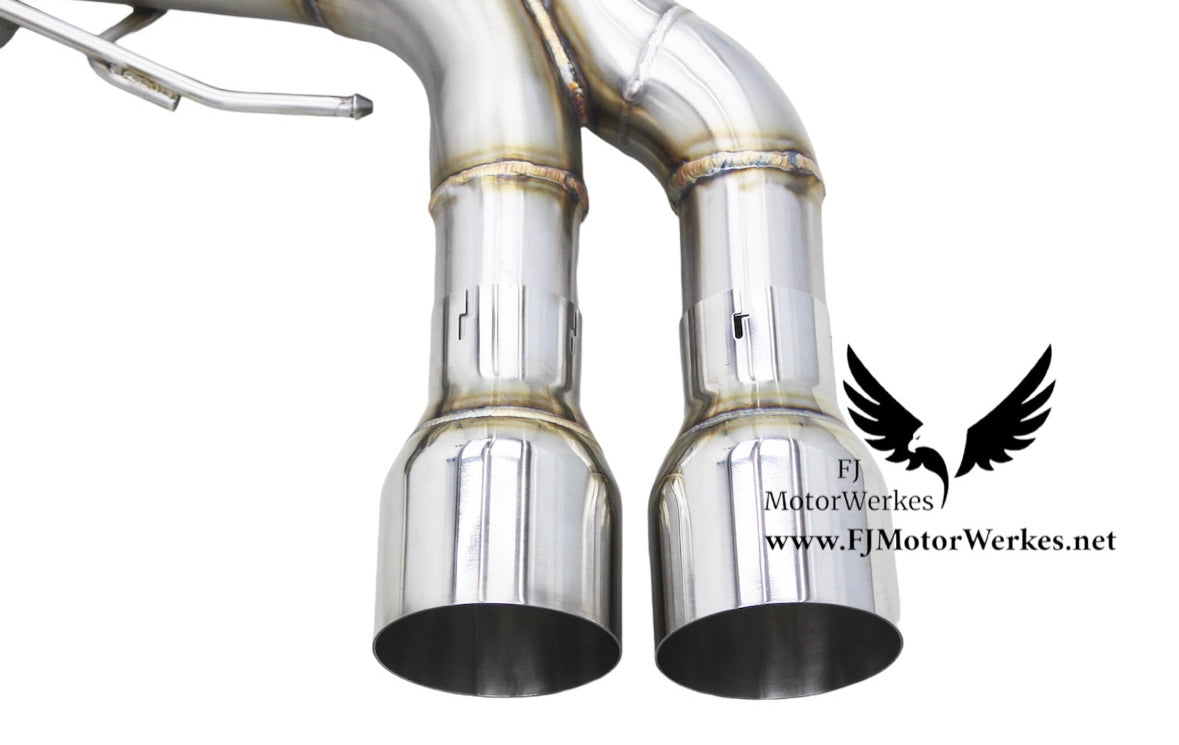 Bmw M5 F10 Catback Exhaust System inc Midpipe with Xpipe