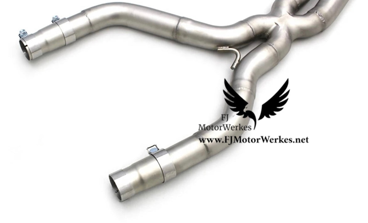 Porsche Cayenne 958 4.8L Cat back valved exhaust system