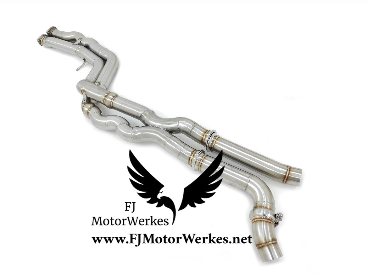 Bmw M2 COMP F87 Equal length Midpipe catback Exhaust stainless steel S55