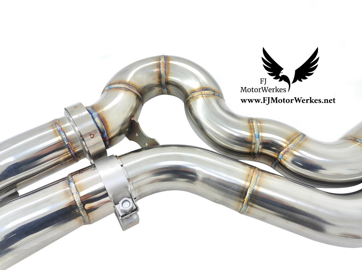 Bmw X3M  X4M Comp Stainless Steel EQUAL LENGTH MIDPIPE Pipe F97 F98 High Flow