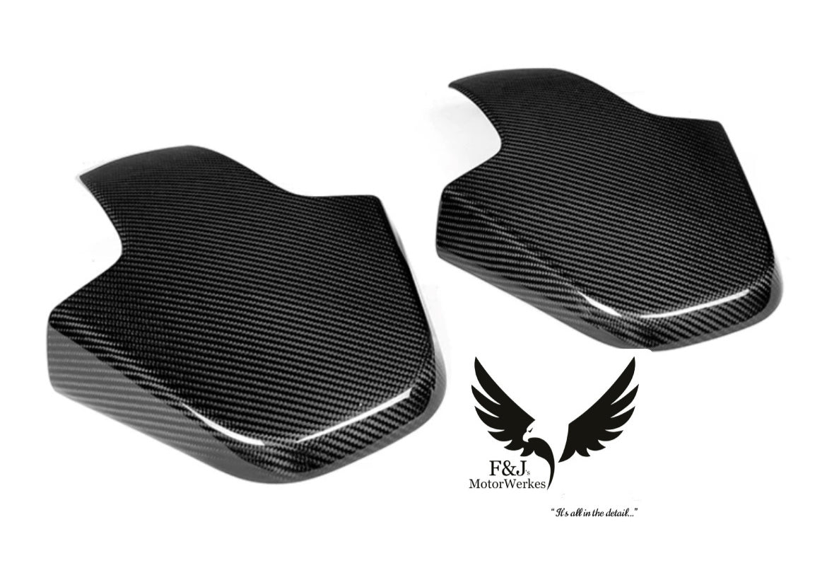 Carbon Fibre Seat Back Cover Trims BMW G80 M3 G82 M4 F97 X3M F98 M8 M2 G87 F91 F92 F93