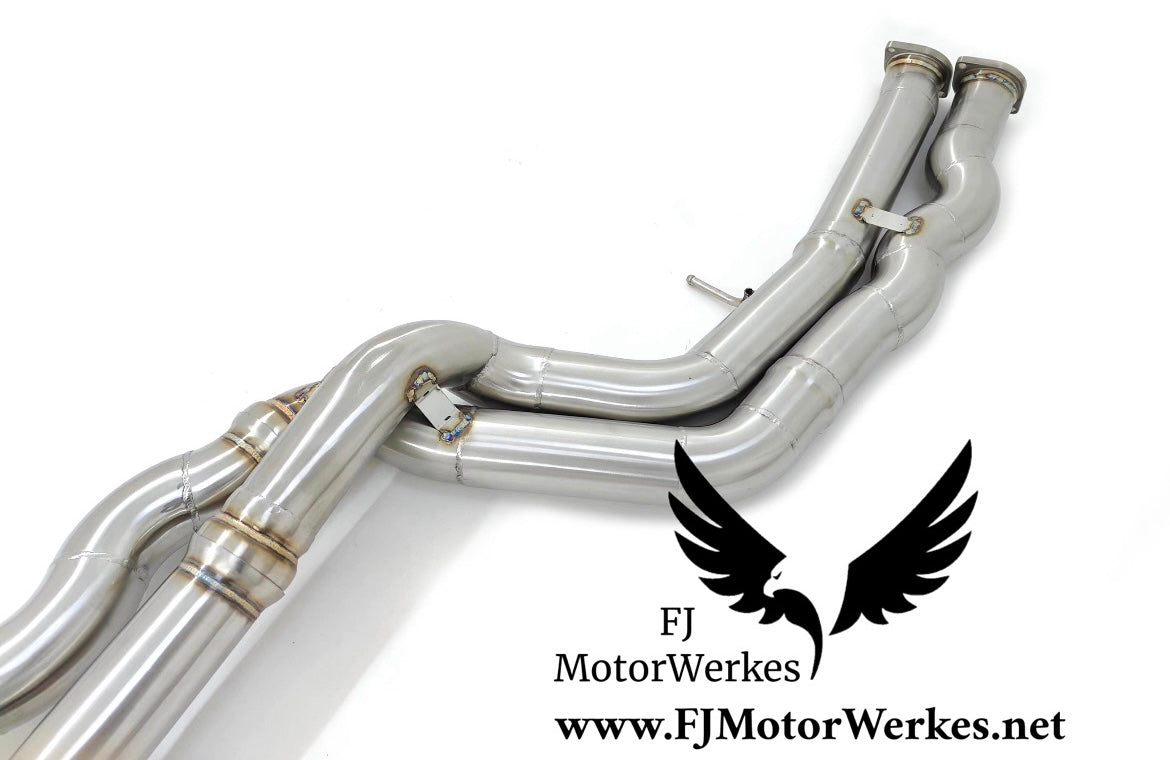 Bmw M2 COMP F87 Equal length Midpipe catback Exhaust stainless steel S55