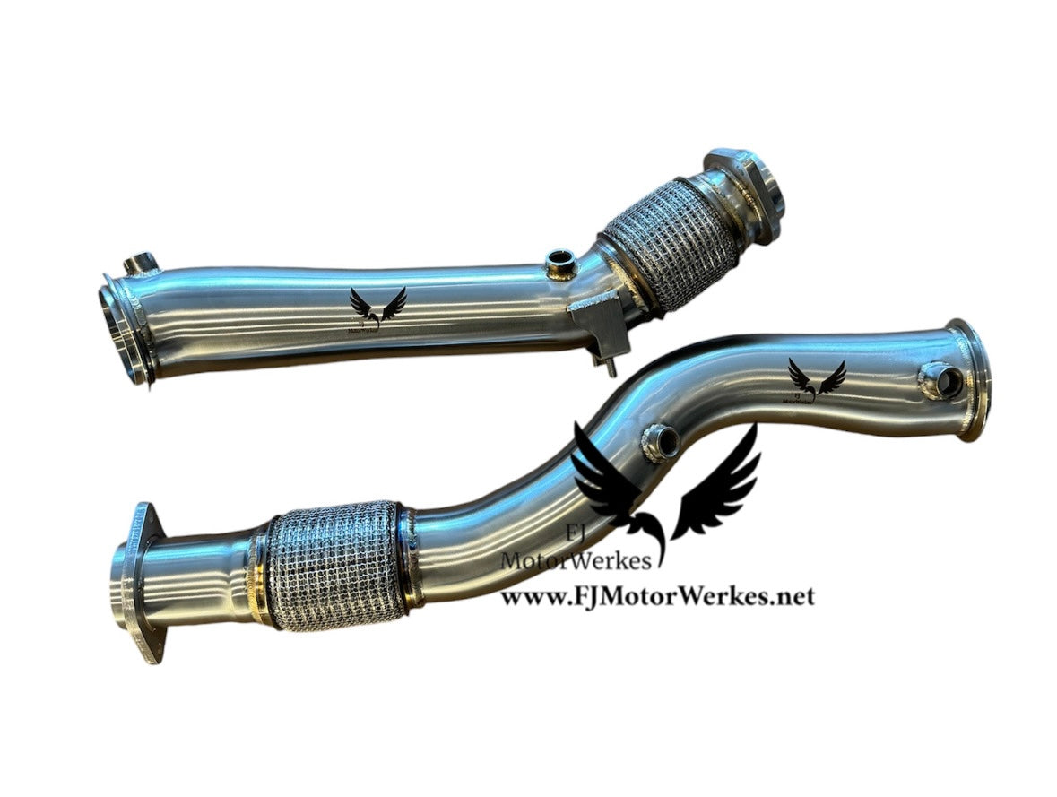 Bmw X3M F97 & X4M F98 DOWNPIPE EXHAUST STAINLESS STEEL DOWNPIPE DECAT x3mc x4mc