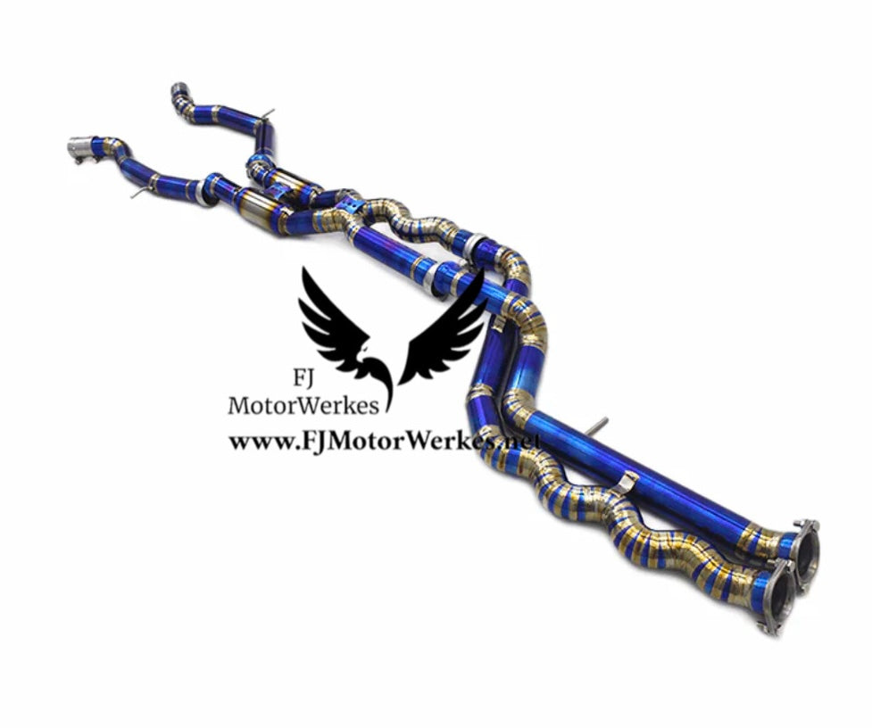 Bmw M3 F80 M4 F82 M4 F83 Equal Length Midpipe Exhaust in TITANIUM