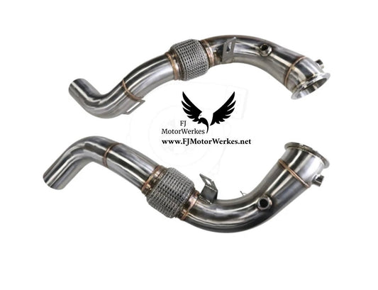 Fj Motorwerkes BMW X5M  X6M F85 F86  Decat Downpipe S63 2014 – 2019