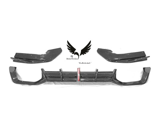 Bmw X3M X4M Vader F1 rear Carbon diffuser - 2 Styles 2019-2024