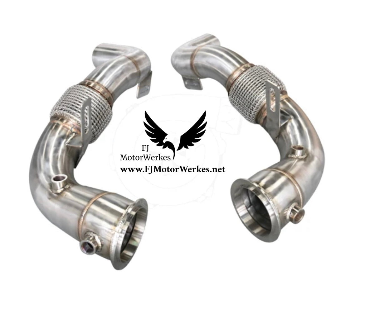 Fj Motorwerkes BMW X5M  X6M F85 F86  Decat Downpipe S63 2014 – 2019