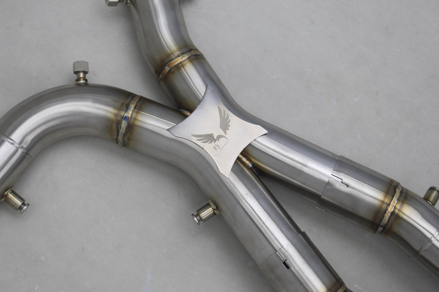 BMW X3M COMP X4M COMP LCI UK Stainless Steel Equal Length Mid Pipe exhaust