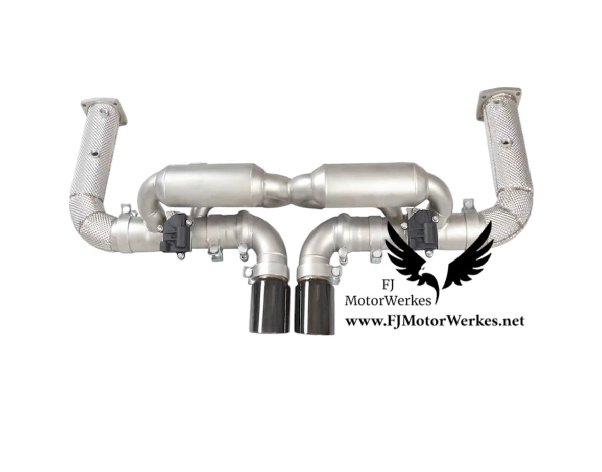 Porsche 911 991.1/991.2
Turbo + S 3.8T GT3 style valved exhaust system axle back