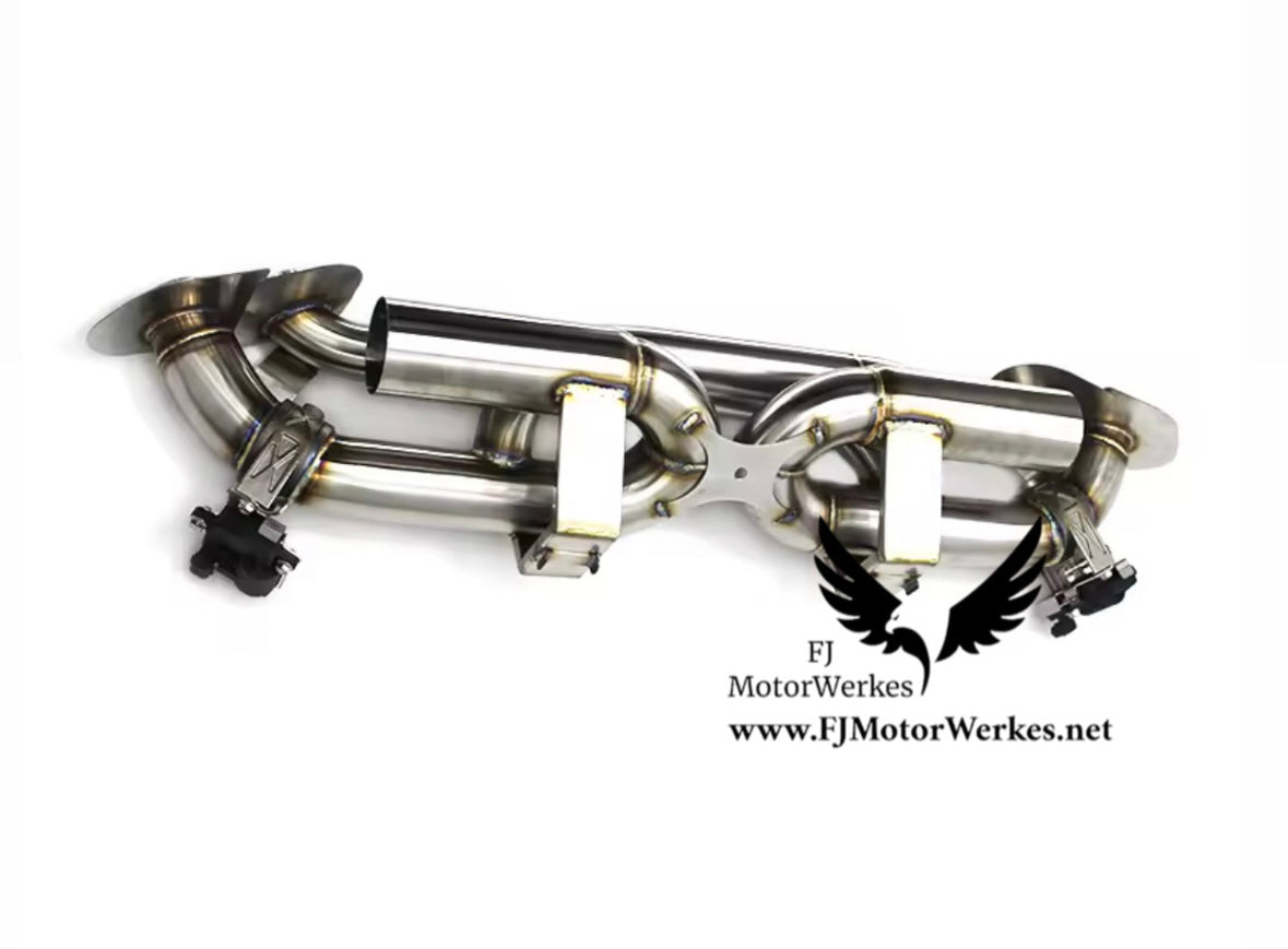 Porsche 911 992 carrera S Targa S 4S stainless steel valved Catback exhaust system 2019+