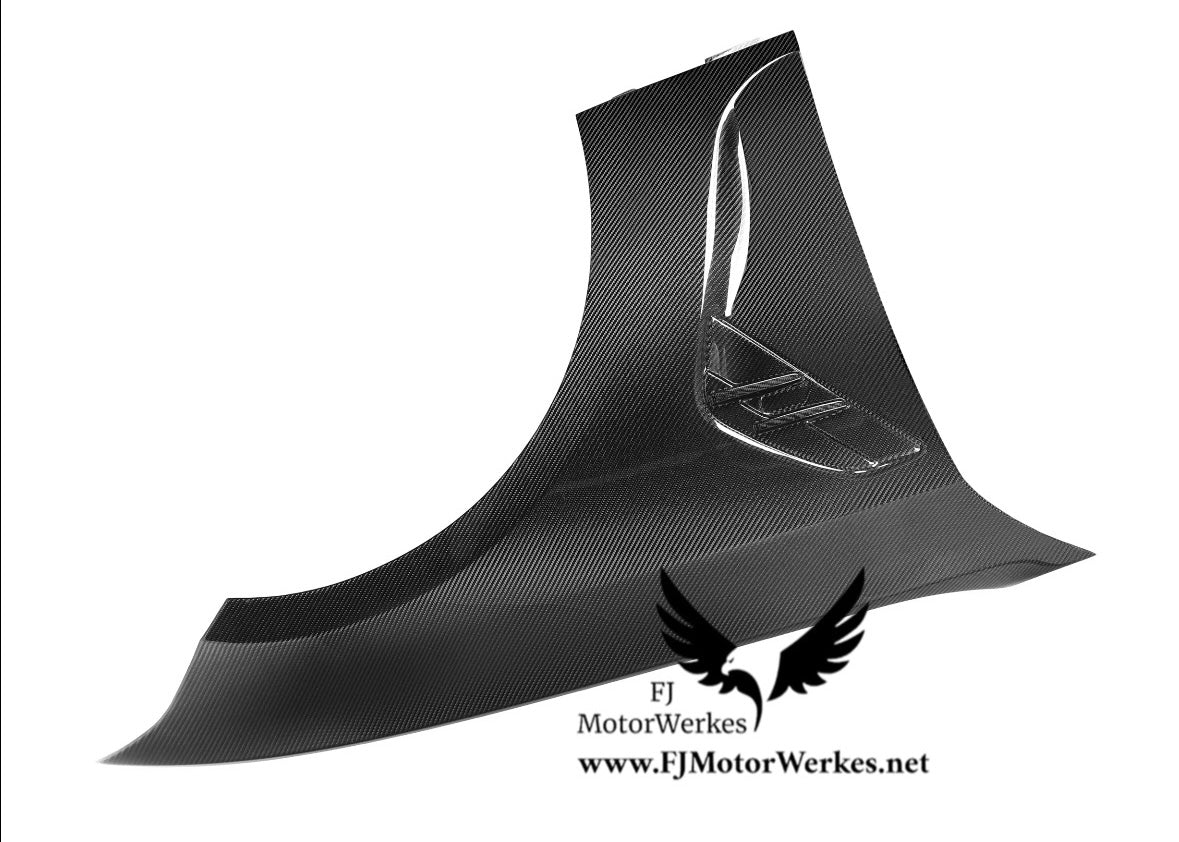 Bmw M3 M4 Carbon Fibre front fender wings - FJ MotorWerkes