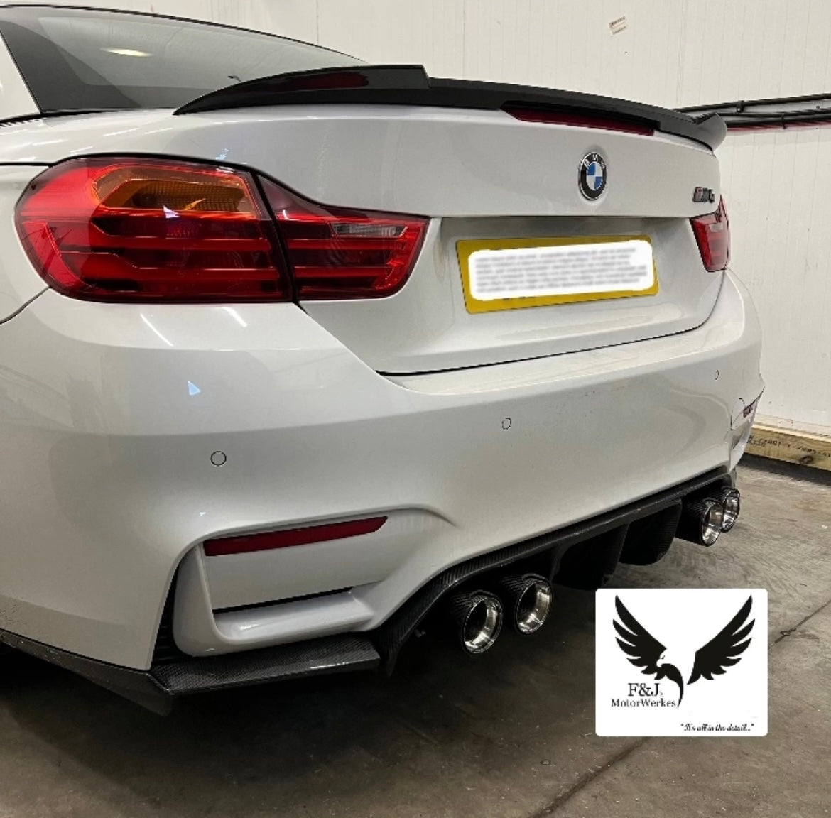 Bmw M2 M3 M4 M5 M6 X5M X6M Carbon Fibre M Performance Exhaust Tips F80 F82 F10 SILVER X4 Full set