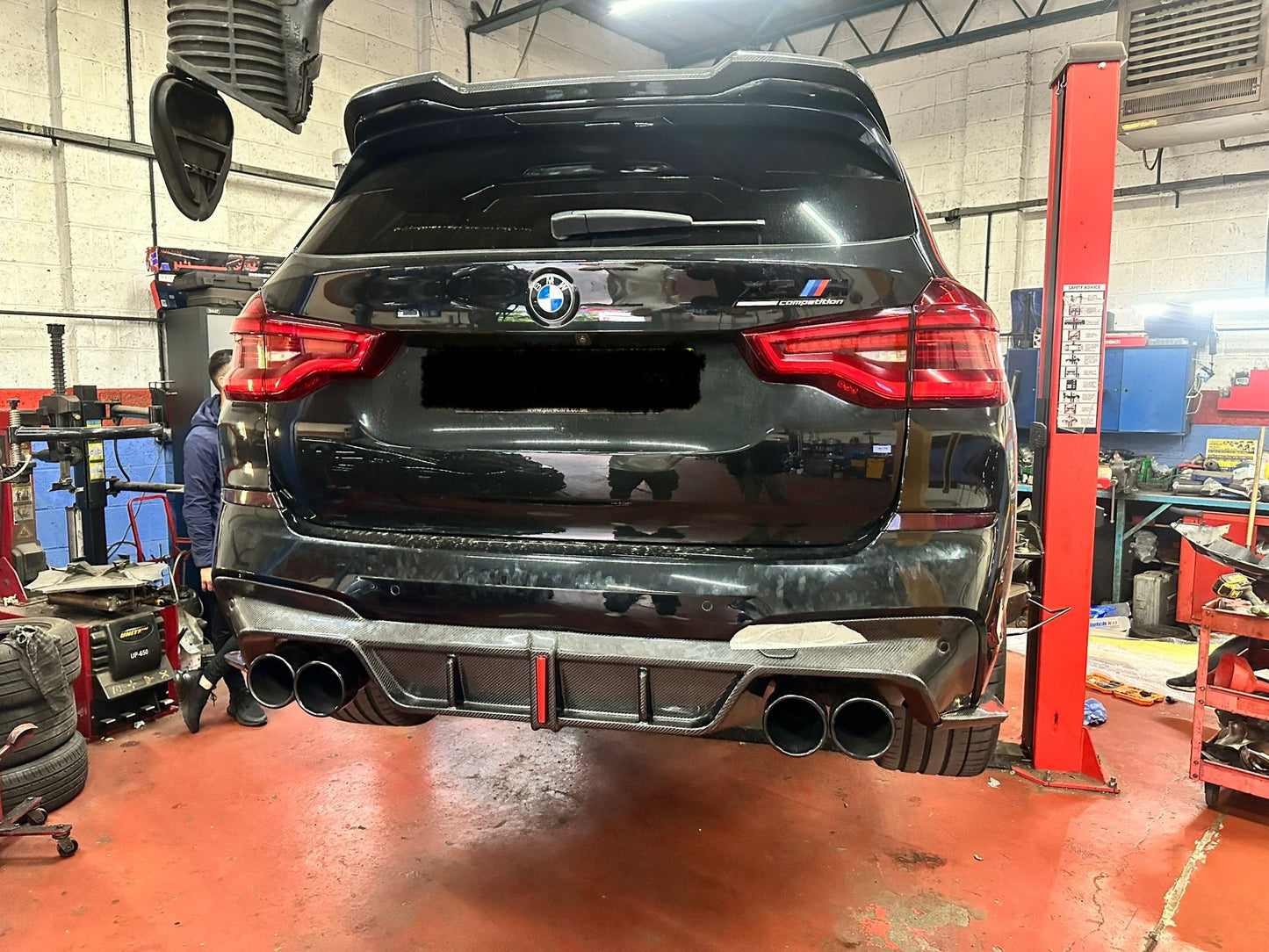 Bmw X3M X4M Vader F1 rear Carbon diffuser pre lci only - 2 Styles