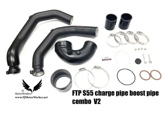 FTP BMW S55 Charge pipe+Boost pipe combo V2 for F80 M3/F82 M4