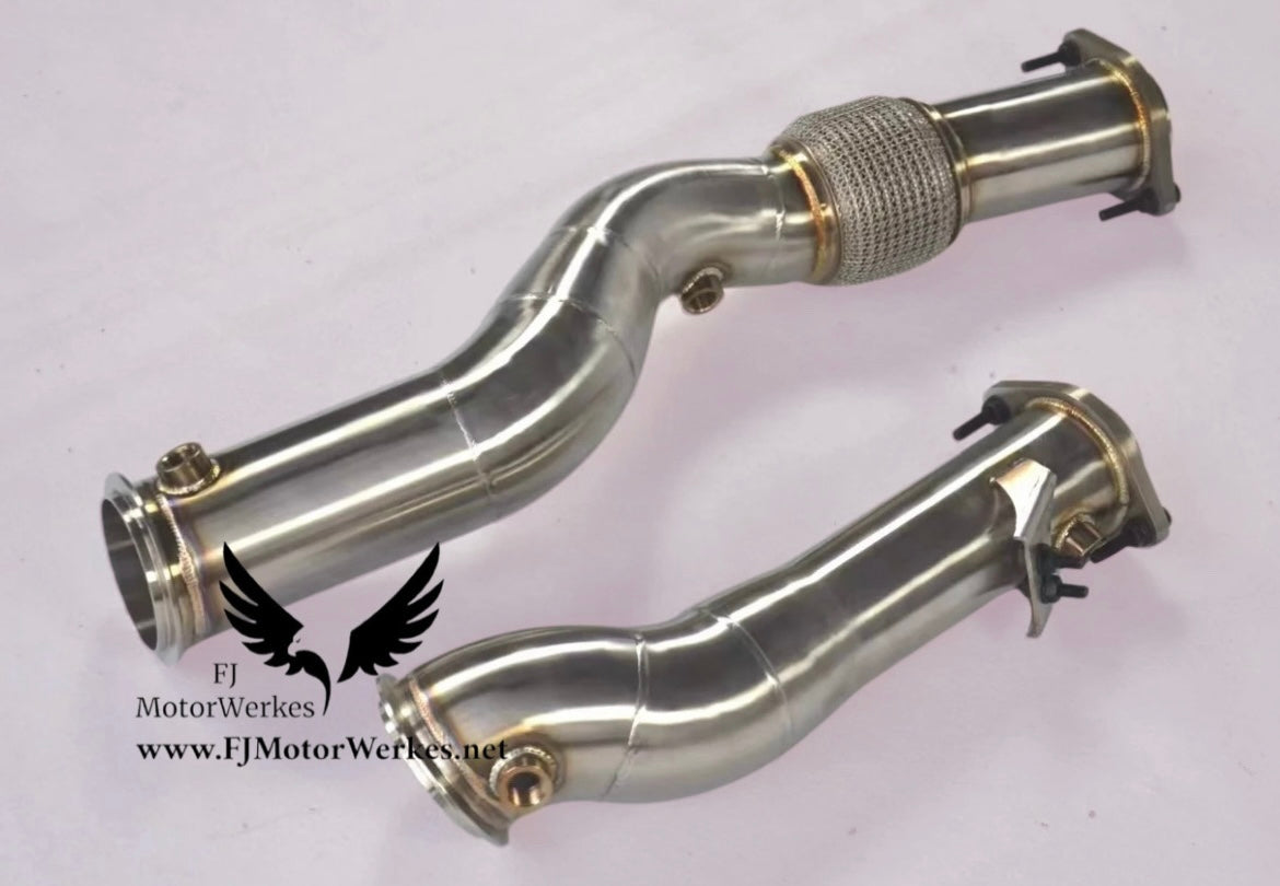 BMW X3M X4M LCI EURO OPF MODELS DOWNPIPES DECAT STAINLESS STEEL