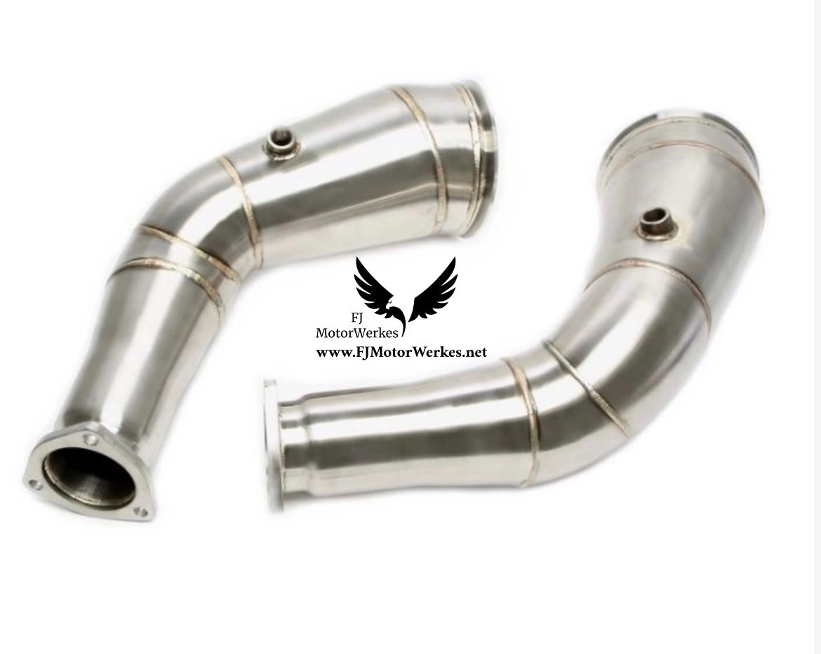 High-flow Audi decat downpipes