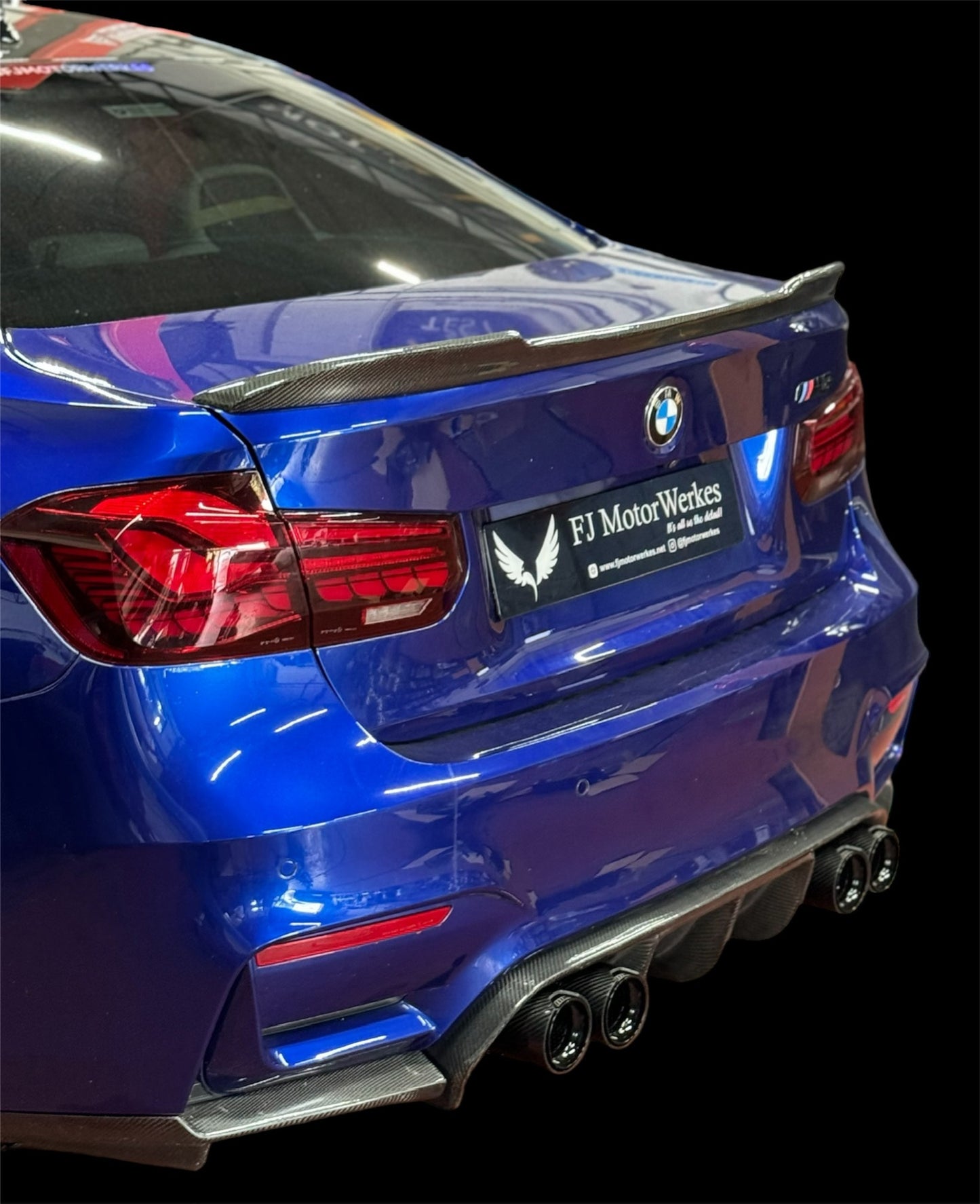 BMW M2 M3 M4 M5 M6 X5M X6M Carbon Fibre M Performance Exhaust Tips F80 F82 F10 BLACK X4 Full set