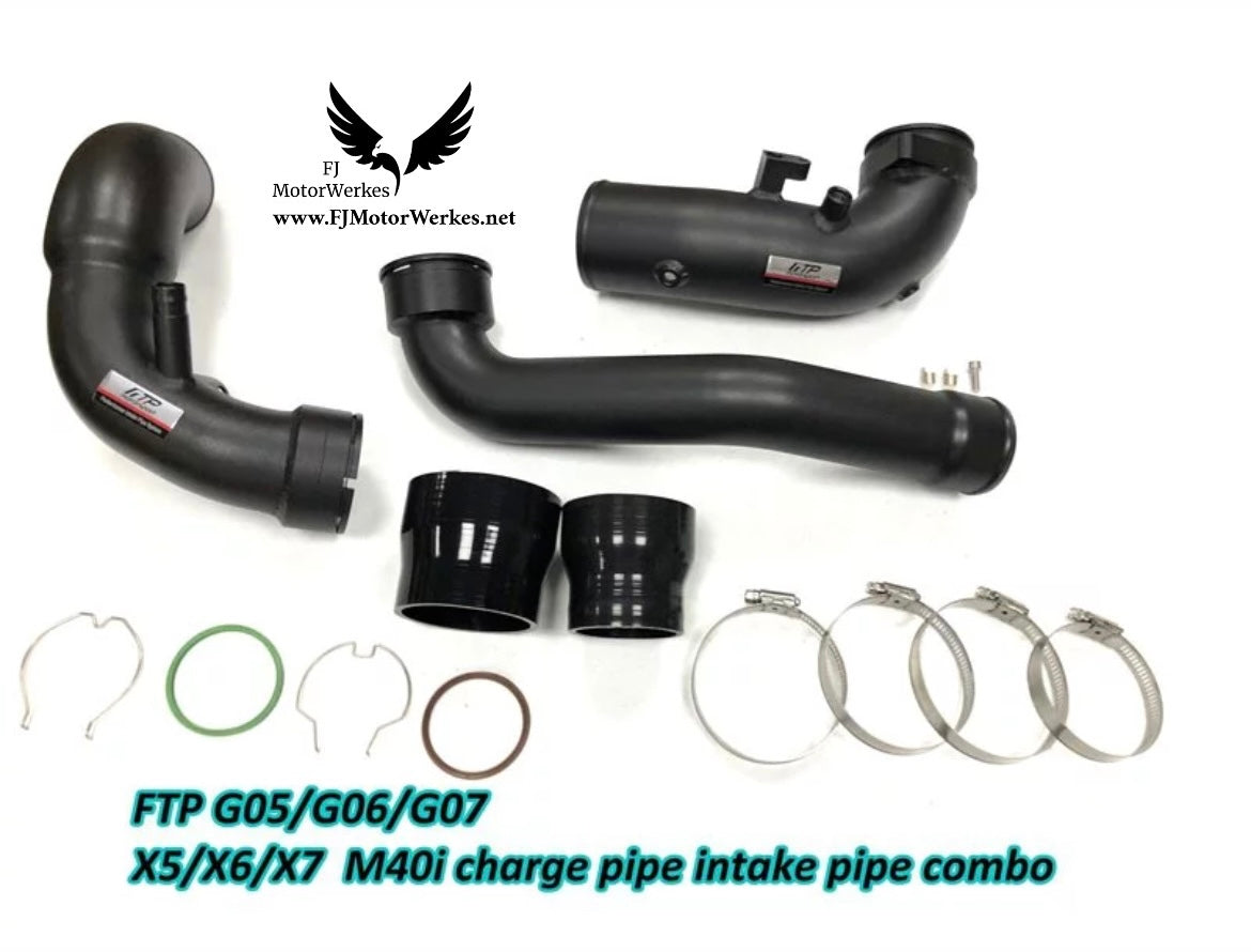 Bmw X5 X6 X7 M40i charge pipe intake pipe combo G05/G06/G07