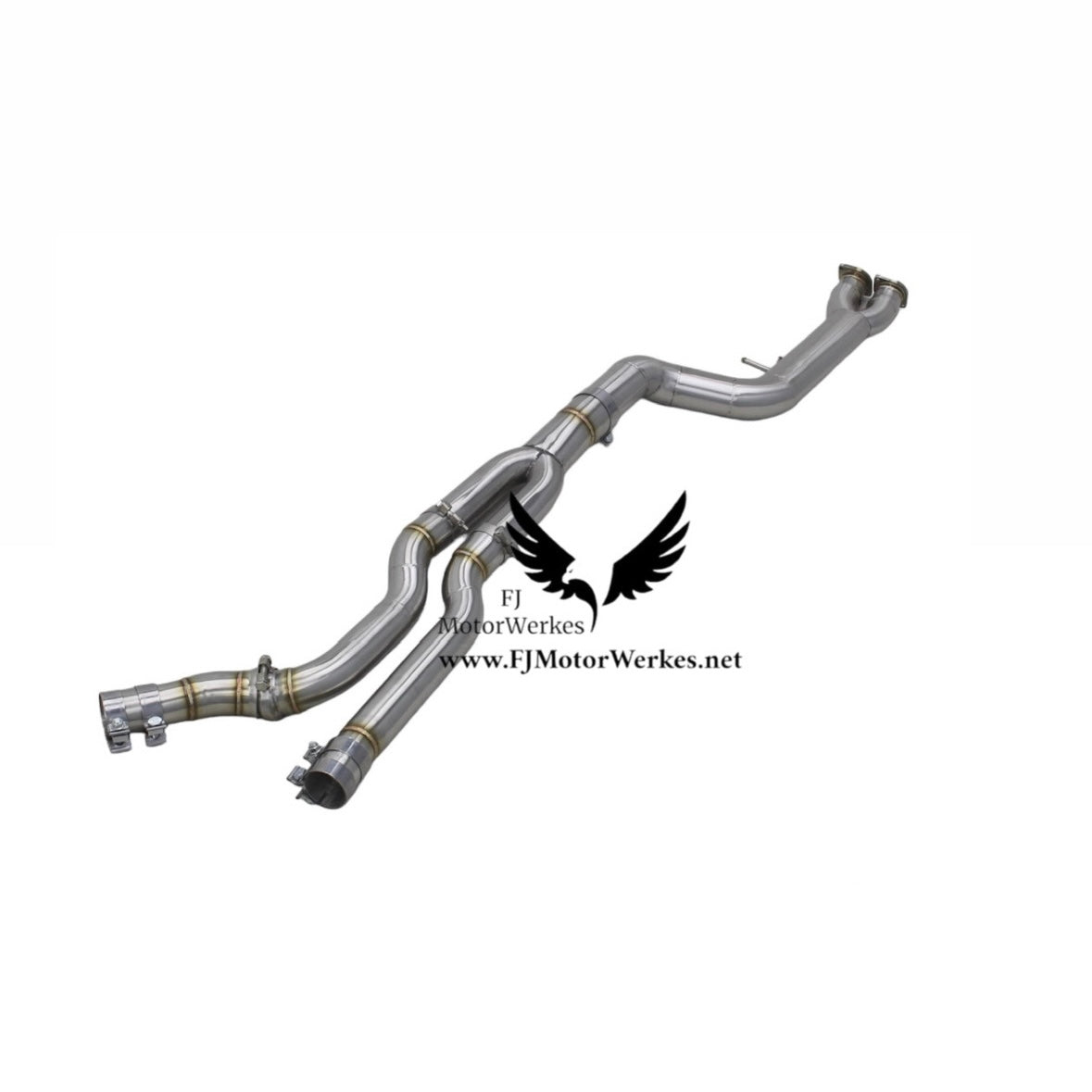 Bmw M2 COMP Single Midpipe catback Exhaust stainless steel F87 S55