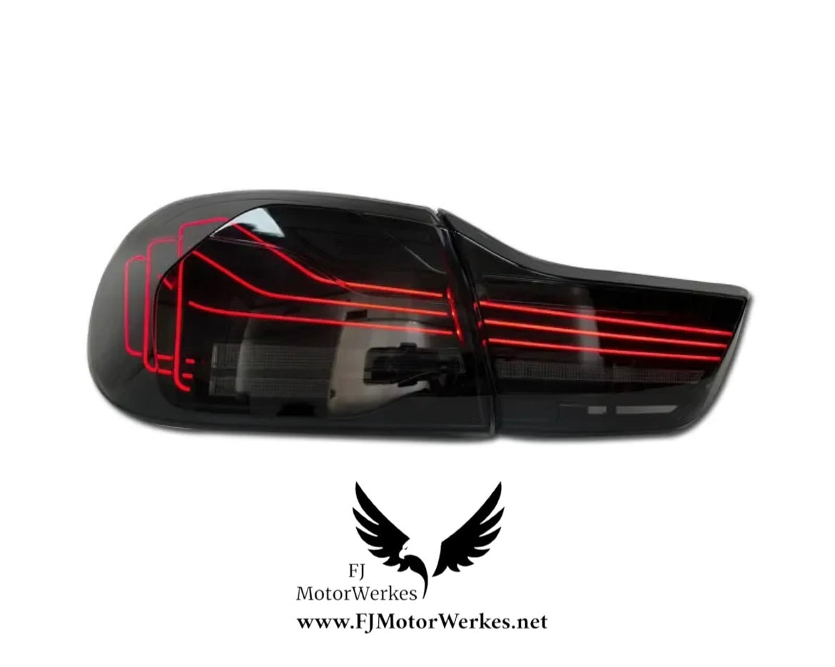 BMW 4 series M4 F82 F83 F32 F36 Laser rear tail lights gts csl oled - Cherry red or Smoked