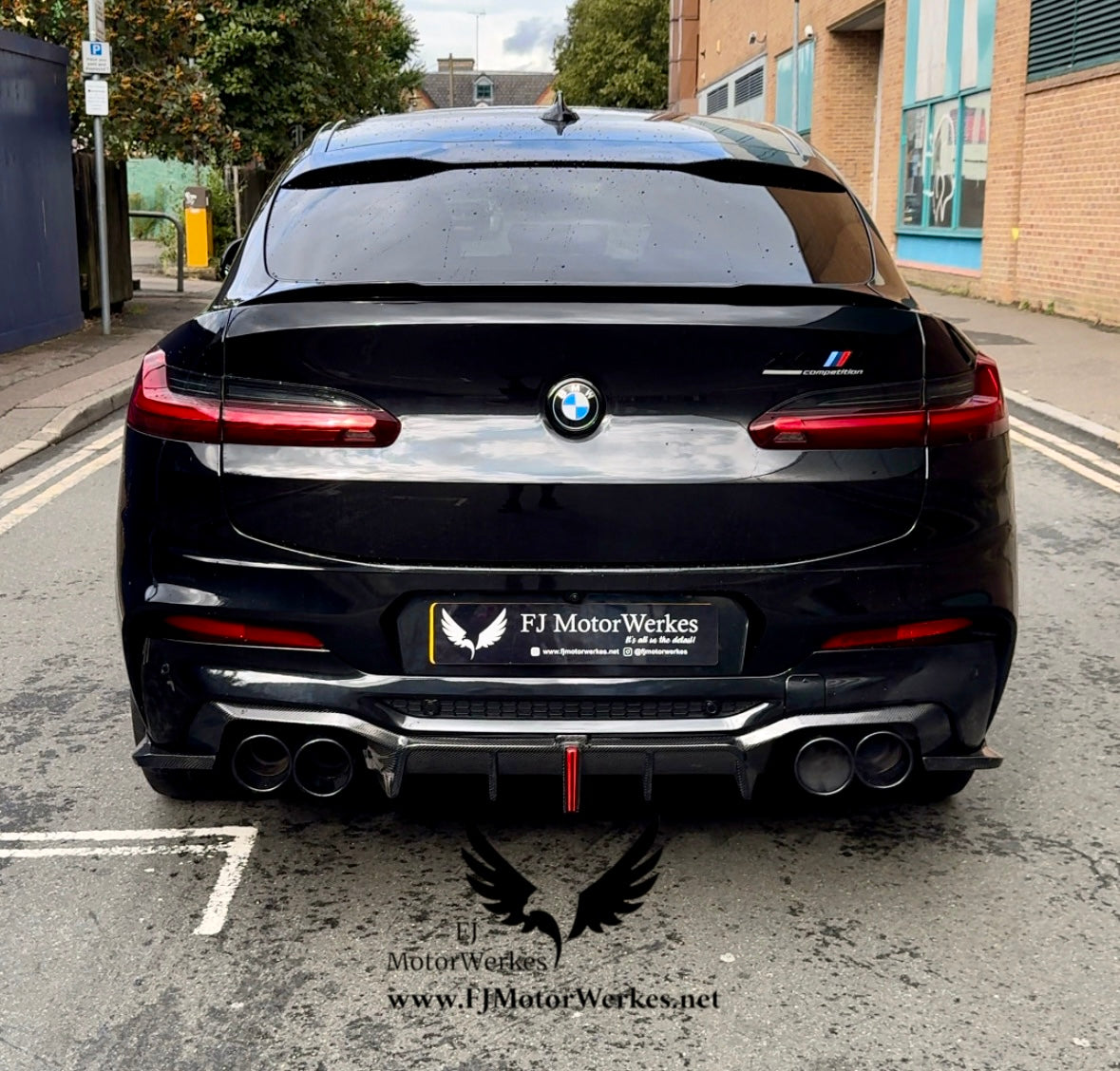 Bmw X3M X4M Vader F1 rear Carbon diffuser pre lci only - 2 Styles