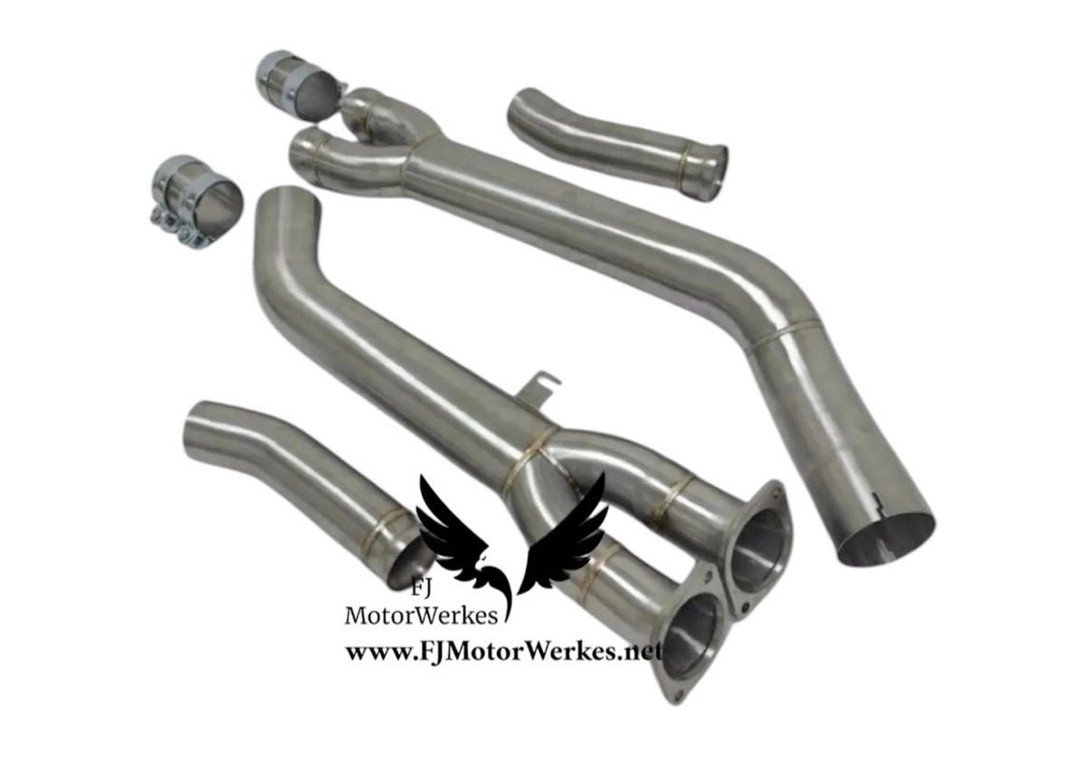 Bmw X3M X4M Comp Single Midpipe Stainless Steel F97 F98 High Flow Pre Lci